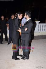 Aamir Khan, Shahrukh Khan at  Imran Khan_s wedding reception in Taj Land_s End on 5th Feb 2011 (2)~0.JPG